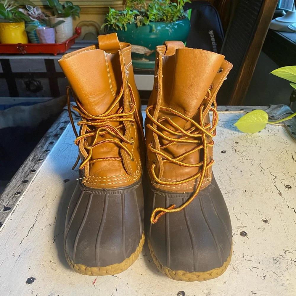 LLBean Duck Boots Men’s 6 Brown